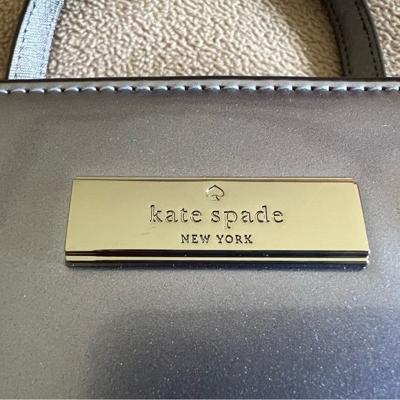 Kate Spade Metallic Gray Satchel - Picture 4 of 13